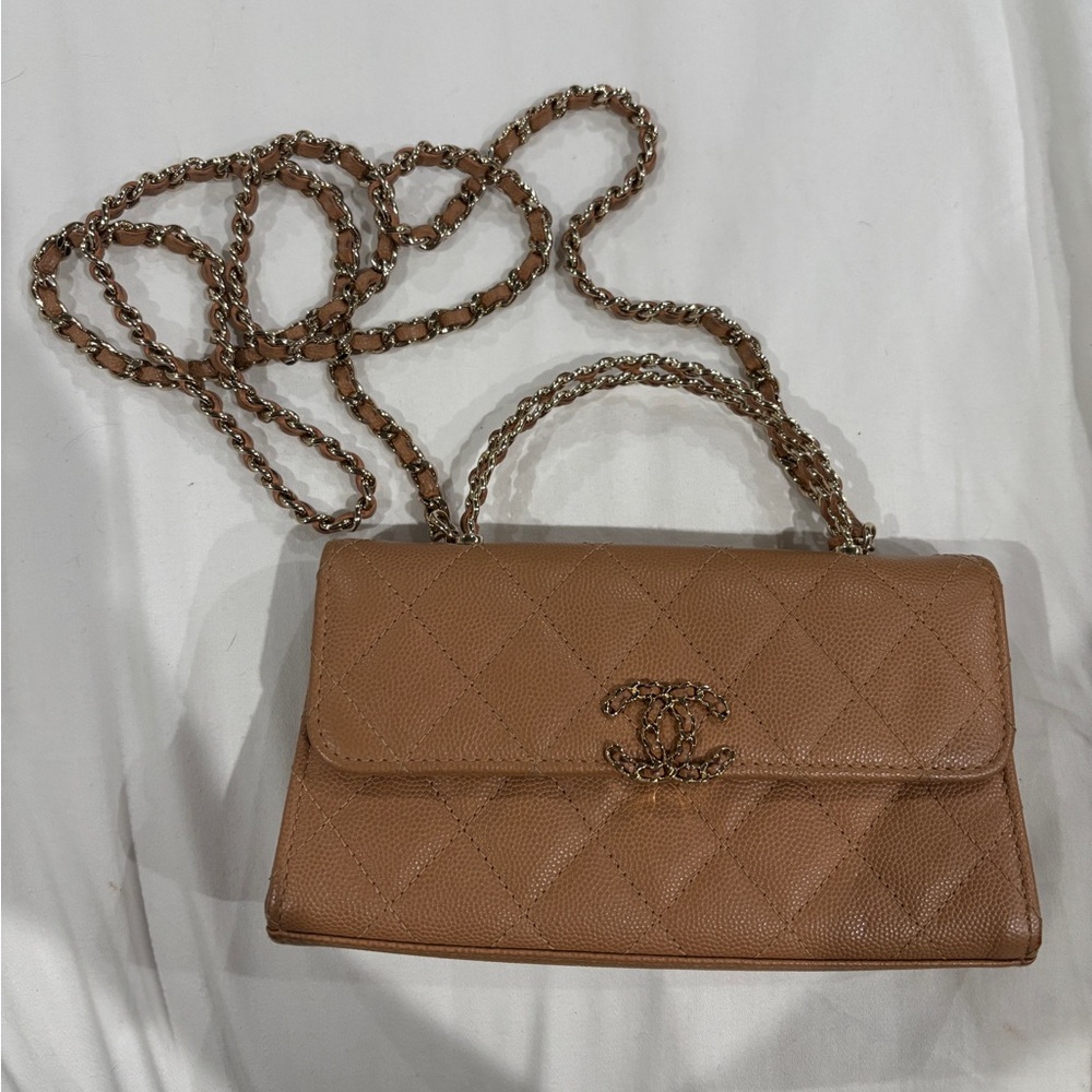 Chanel Top handle phone holder